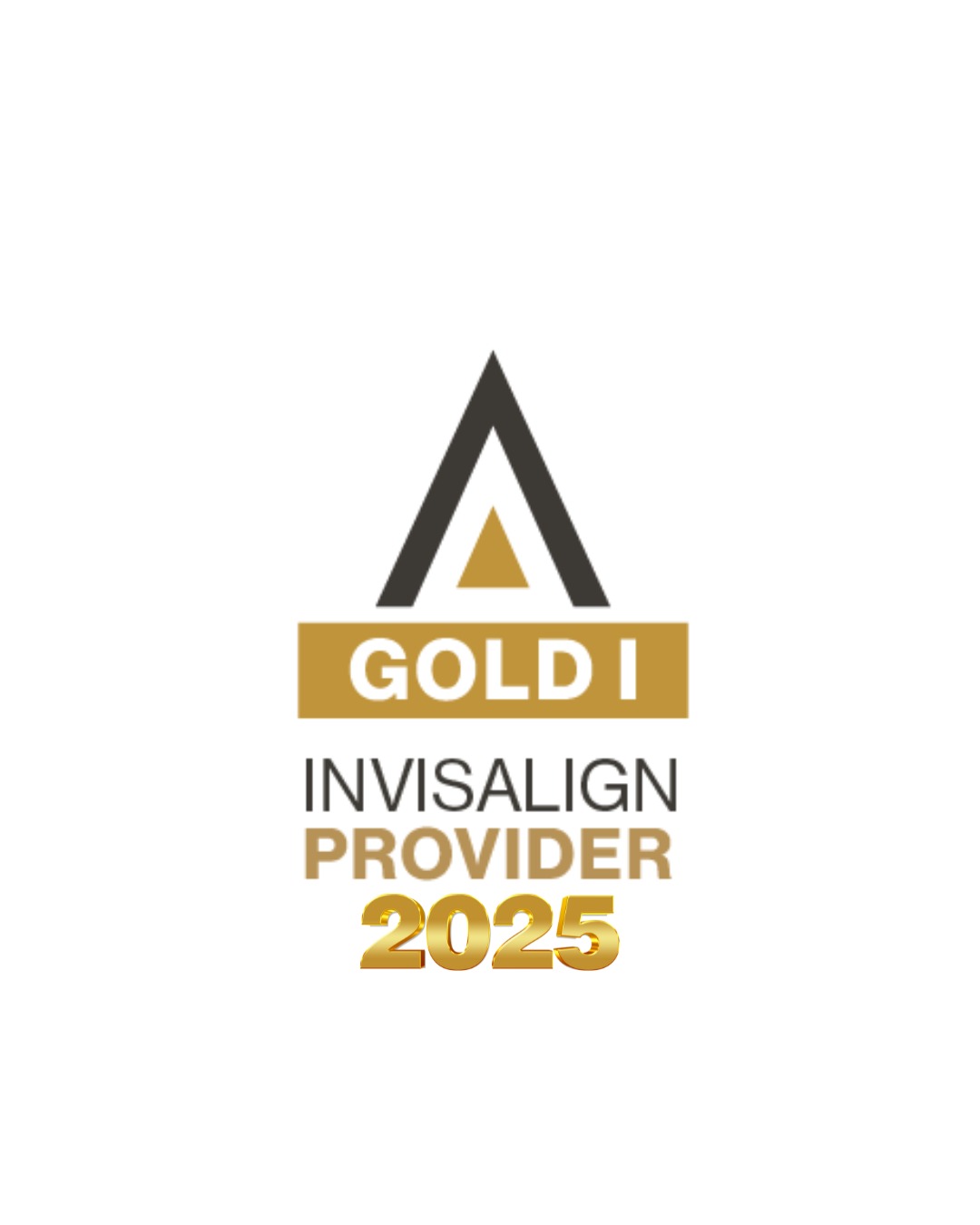 Invisalign Provider Gold Award 2025