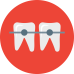 metal braces icon